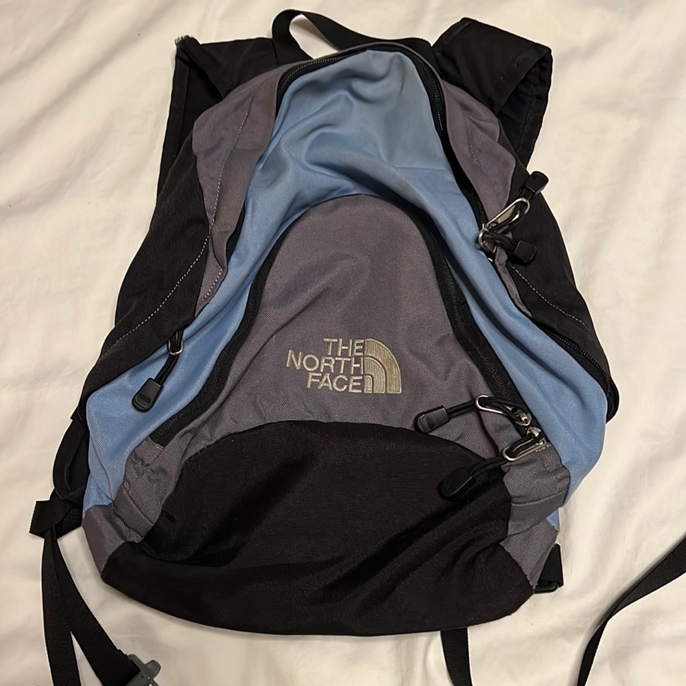 North Face Pandora small backpack in blue.